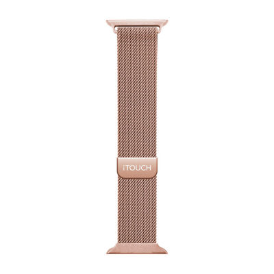 Itouch Air 3 40mm/Sport 3 Extra Interchangeable Strap Unisex Adult Rose Goldtone Watch Band Itspv2strste-228