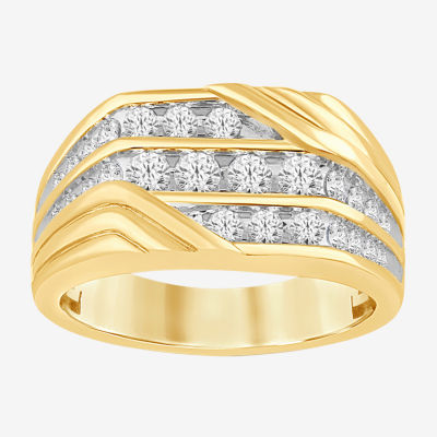 Mens CT. T.W. Natural Diamond 10K Gold Fashion Ring