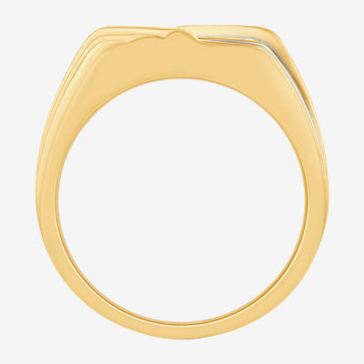 Mens CT. T.W. Natural Diamond 10K Gold Fashion Ring