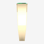 Mens Lab Created Green Emerald 10K Gold Fashion Ring