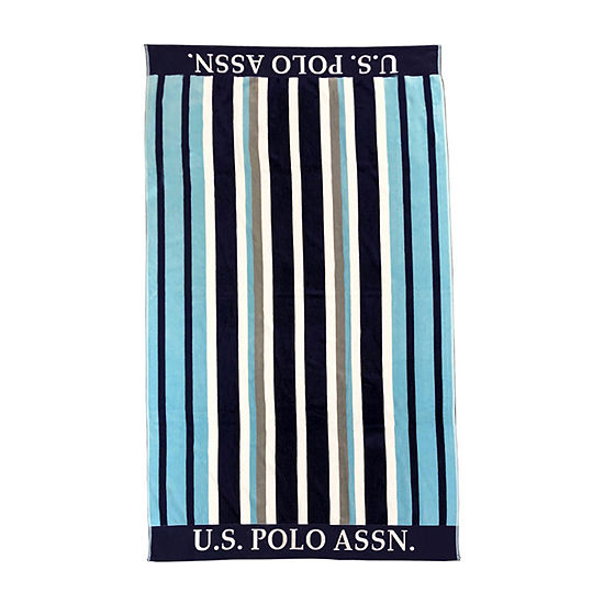 Us Polo Assn. Sail Away Stripe Beach Towel