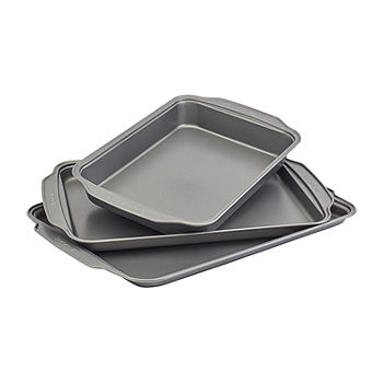 Frigidaire 3-pc. Non-Stick Bakeware Set, Color: Grey - JCPenney
