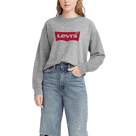  Levi's Womens Crew Neck Long Sleeve Sweatshirt