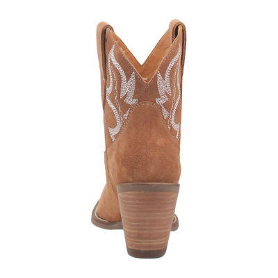 Dingo Womens Joyride Stacked Heel Booties