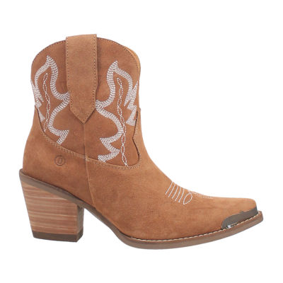 Dingo Womens Joyride Stacked Heel Booties