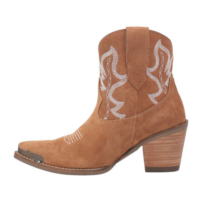 Dingo Womens Joyride Stacked Heel Booties