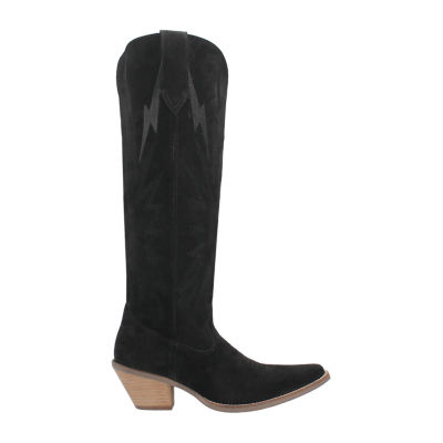 Dingo Womens Thunder Road Stacked Heel Cowboy Boots