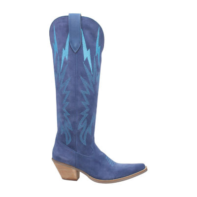 Dingo Womens Thunder Road Stacked Heel Cowboy Boots