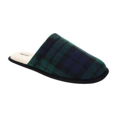 Green best sale plaid slippers