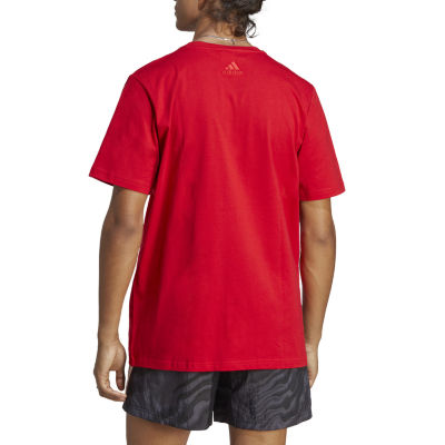 adidas Mens Crew Neck Short Sleeve T-Shirt