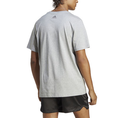 adidas Mens Crew Neck Short Sleeve T-Shirt