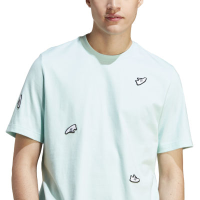 adidas Mens Crew Neck Short Sleeve T-Shirt
