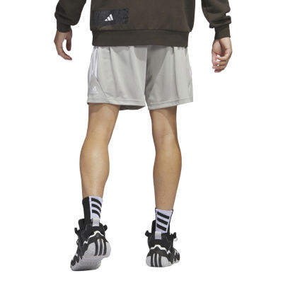 adidas Mens Mid Rise Basketball Short