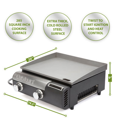 Cuisinart® Gourmet Two Burner Gas Griddle  CGG-501