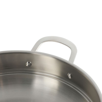 Martha Stewart Stainless Steel 12" Everyday Pan with Steamer Insert