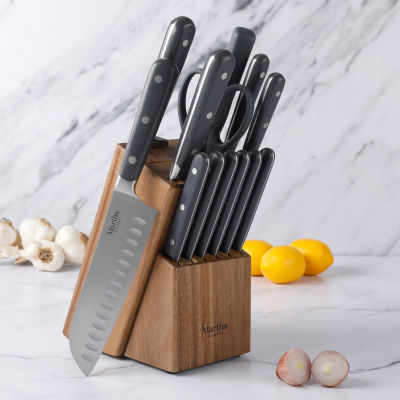 Martha Stewart Triple Rivet 14-pc. Knife Block Set