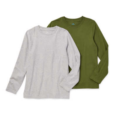 Thereabouts Little & Big Boys 2-pc. Crew Neck Long Sleeve T-Shirt