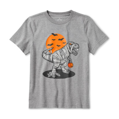 Thereabouts Little & Big Boys Halloween Crew Neck Short Sleeve Graphic T-Shirt