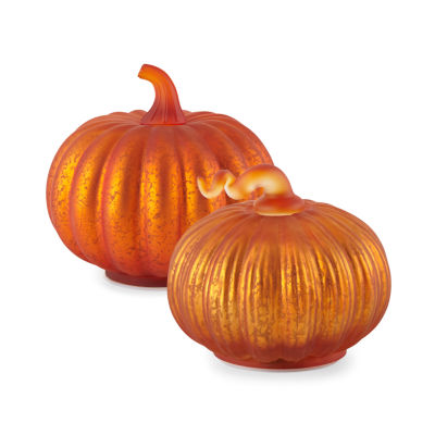 Linden Street Led Mercury Pumpkin Tabletop Decor Collection