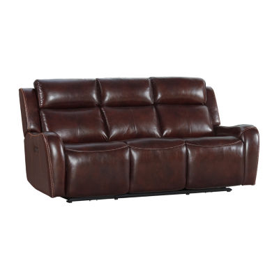 Thurston Living Room Collection Curved Slope-Arm Reclining Sofa