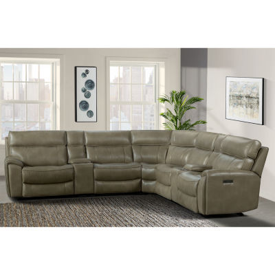 Topaz 7-Piece Sectional With Power Console