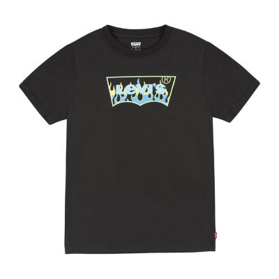 Levi's Big Boys Crew Neck Short Sleeve Graphic T-Shirt