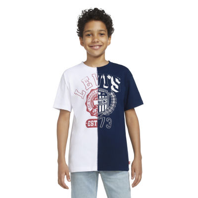 Levi's Big Boys Crew Neck Short Sleeve Graphic T-Shirt