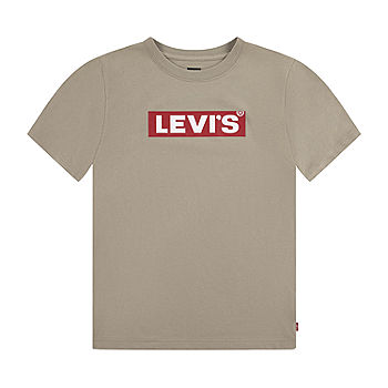 Levi's Boys 8-20 Box Tab Graphic T-Shirt, Medium, Cotton