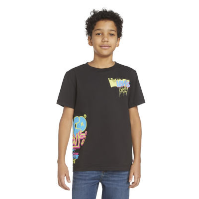 Levi's Big Boys Crew Neck Short Sleeve Graphic T-Shirt