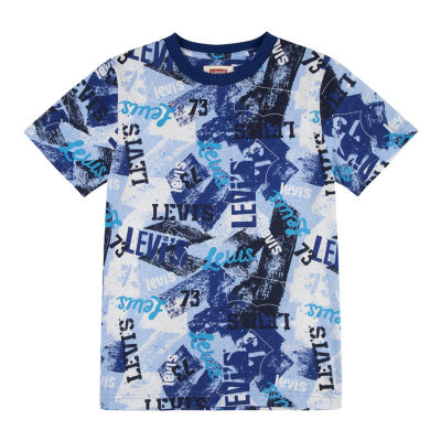 Levi's Big Boys Crew Neck Short Sleeve Graphic T-Shirt