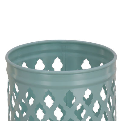 National Tree Co. Candle Gossamer Green Decorative Lantern