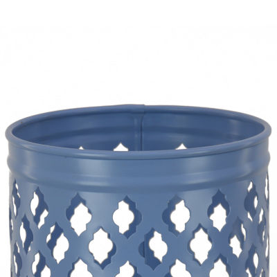 National Tree Co. Candle Ice Melt Blue Decorative Lantern