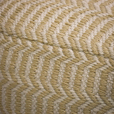 National Tree Co. Hand Woven Pouf Ottoman Sand Lounge Cushion