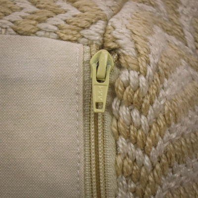 National Tree Co. Hand Woven Pouf Ottoman Sand Lounge Cushions