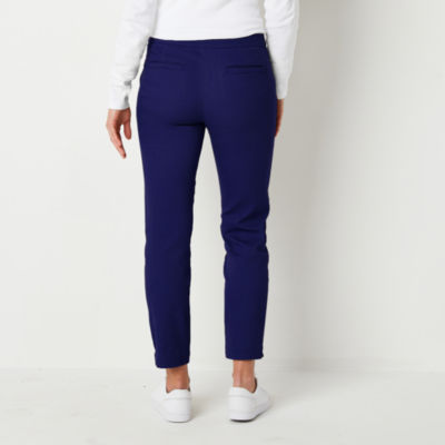 St. John's Bay-Tall Womens Mid Rise Skinny Pull-On Pants