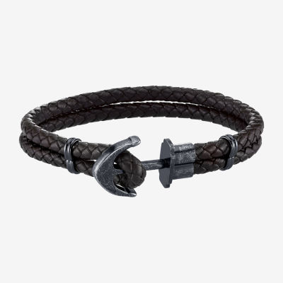 Mens Stainless Steel Wrap Bracelet