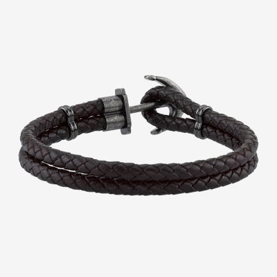 Mens Stainless Steel Wrap Bracelet