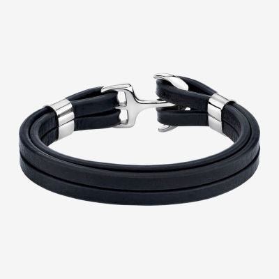 Mens Stainless Steel Wrap Bracelet