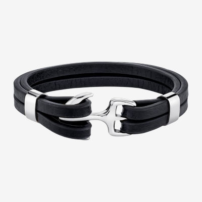 Mens Stainless Steel Wrap Bracelet