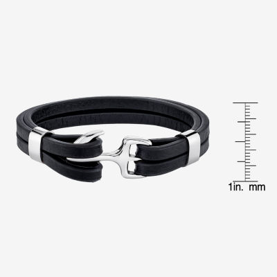 Mens Stainless Steel Wrap Bracelet