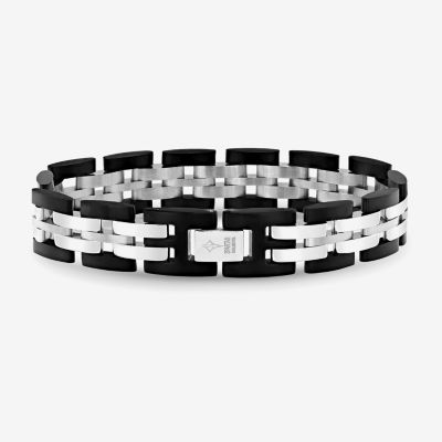 Inch Stainless Steel Solid Link Chain Bracelet