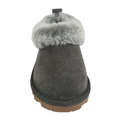 BEARPAW Toddler Asher Suede Moccasin Slippers