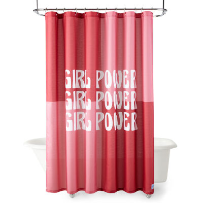 Forever 21 Girl Power Shower Curtain