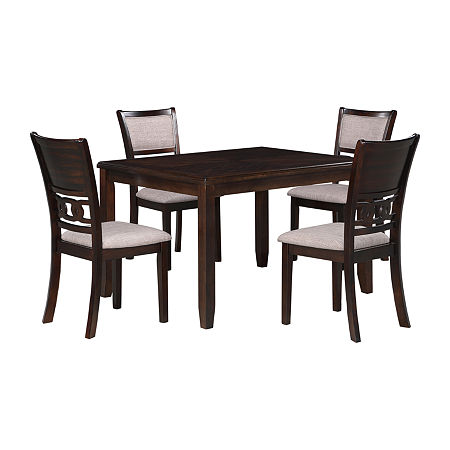 Gia 5-pc. Rectangular Dining Set, One Size, Brown