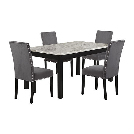 Celeste 5-pc. Rectangular Dining Set, One Size, Gray