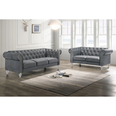 Emma Roll-Arm Loveseat