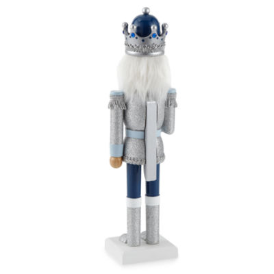 North Pole Trading Co. 14in Frost King Christmas Nutcracker