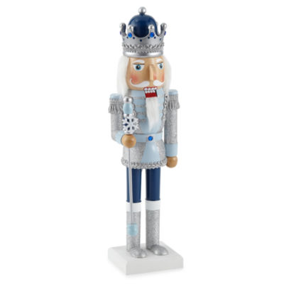 North Pole Trading Co. 14in Frost King Christmas Nutcracker