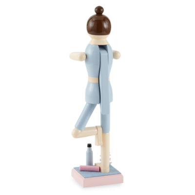 North Pole Trading Co. 14in Yoga Girl Christmas Nutcracker