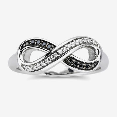 Infinite Promise 1/10 CT.T.W. Color-Enhanced Black & Natural White Diamond Ring